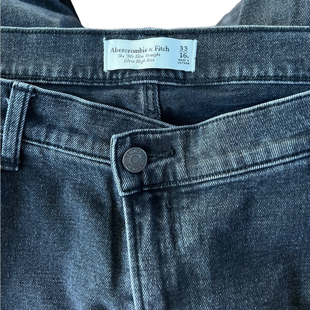 Abercrombie & Fitch The 90s Slim Straight Ultra High Rise Jeans Women’s … - Picture 5 of 6